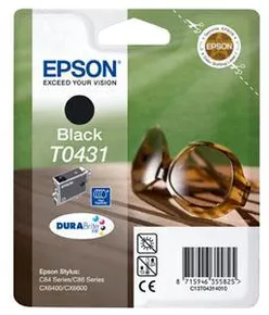 Inkoustová náplň pre tlačiarne "Stylus C84, C86, CX6400", EPSON, čierna, 29ml